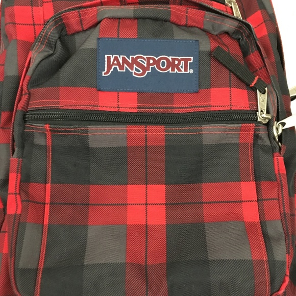 Black Plaid Backpack Buffalo Plaid 